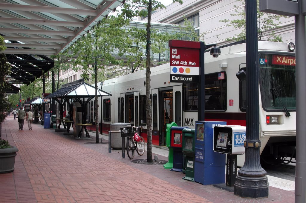 Portland's MAX light rail, the inspiration for the Surrey LRT system.