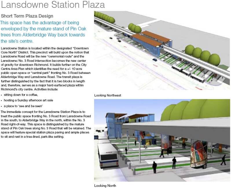 The Canada Line in Richmond integrates exceptionally well with the urban environment.