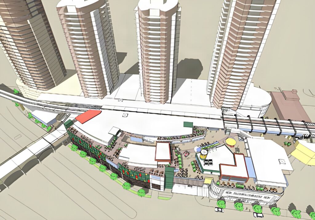 Concept render of New Westminster's Plaza 88 development