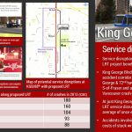 King George Blvd: Service Disruption Risks. Service disruption threat poses severe risk to LRT project benefits, business case, ridership