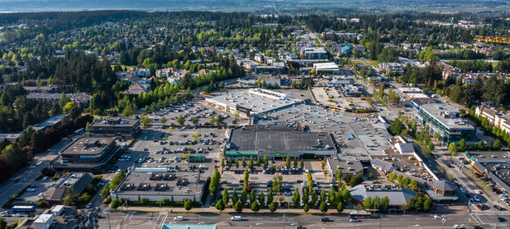 Semiahmoo Town Centre aerial shot