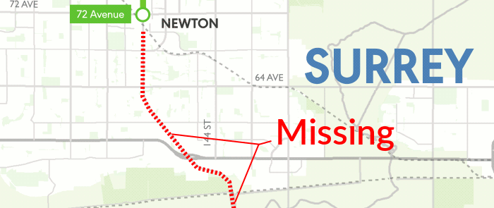 South Surrey map