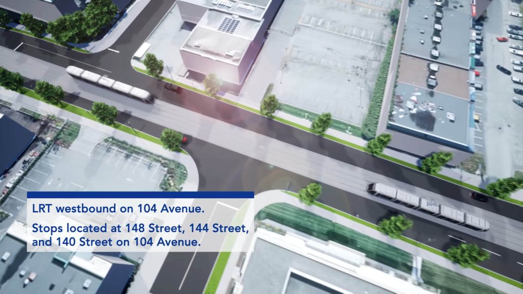 A TransLink render of the cancelled Surrey-Newton-Guildford LRT